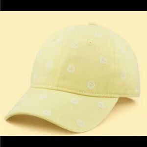 Stoney Clover Lane Pale Yellow Smiley Baseball Cap